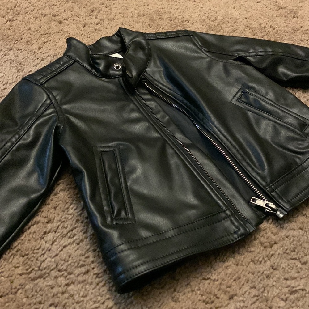 H&M Faux Leather Coat - Picture 3 of 5